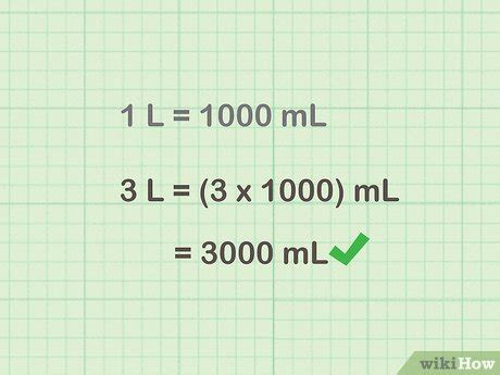 Convert Milliliters to Liters (ml → l ).